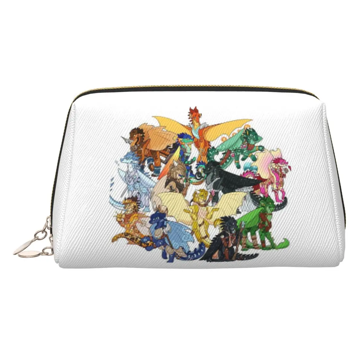 Wing Of Fire All Dragon Women Cosmetic Bag Travel Makeup Organizer Pouch Toiletry Storage Dopp Kit Case