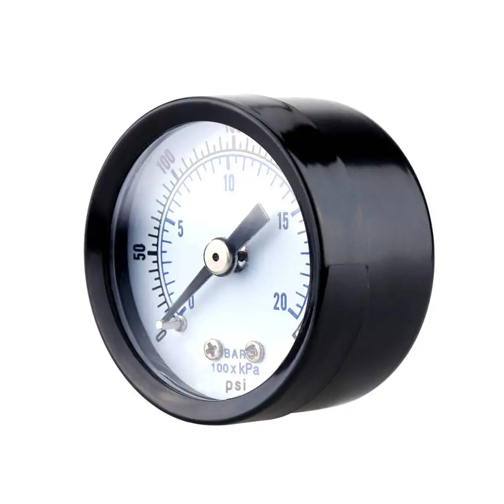 0-20bar 0-300psi Mini Pressure Gauge Manometer Air Compressor Pneumatic Hydraulic Fluid Pressure Meter Tester