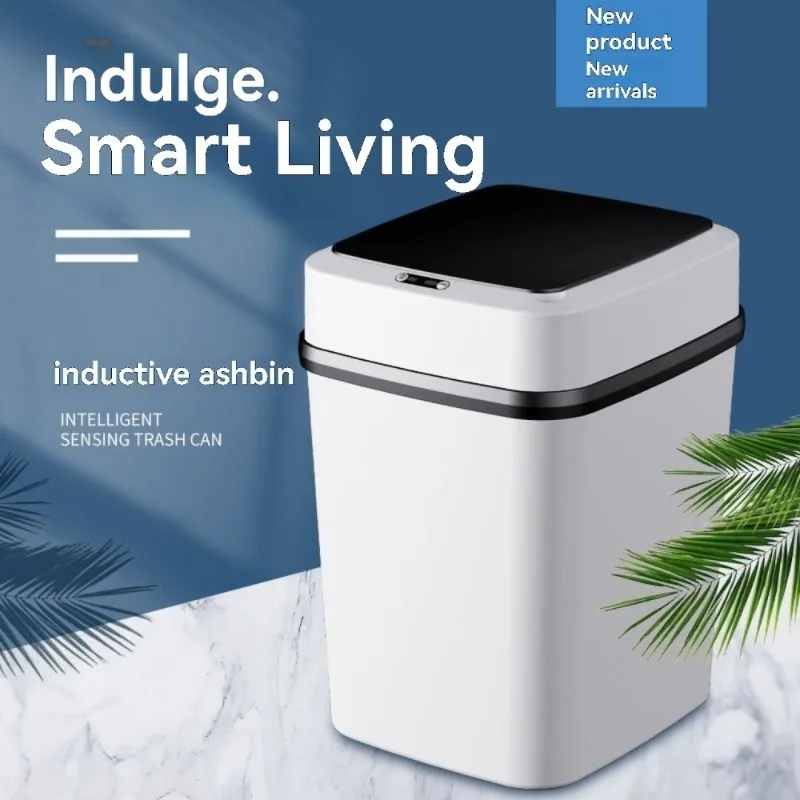 

Smart Sensor Trash Can for Joybos, Touchless Automatic Closing Garbage Bin, Slim Battery Powered Wastebasket Bathroom Office