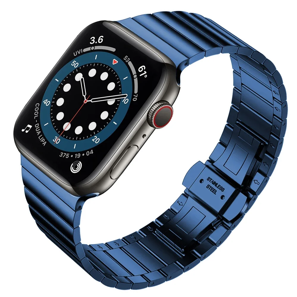 Metal strap for Apple watch Ultra 10 9 8 7 49mm 45mm 41mm 42mm 46mm Series 6 5 4 SE 44mm 40mm One-piece bracelet strap Wristband