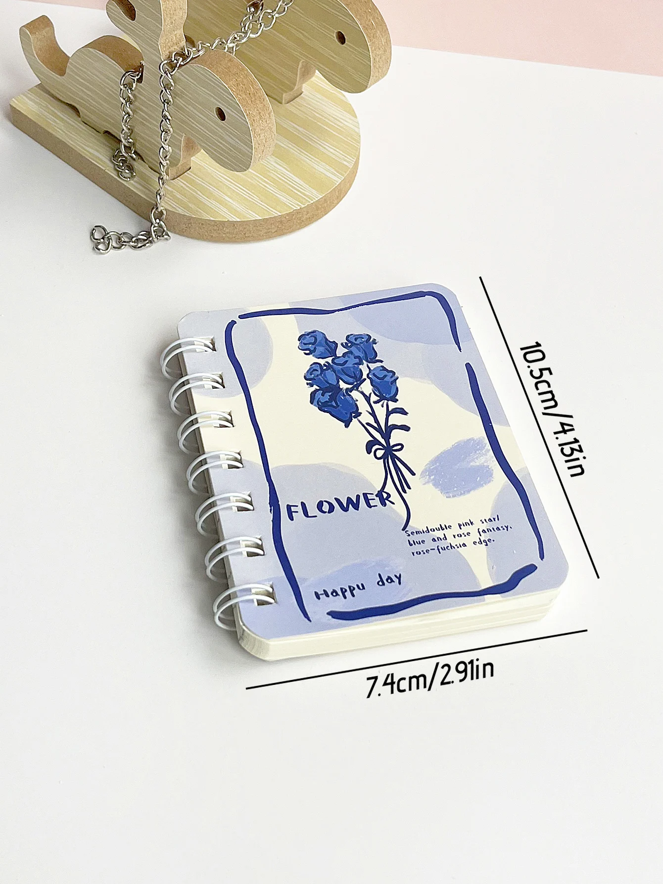 Portable Mini Cartoon A7 Notebook High Aesthetic Value Small Size Student Stationery Side Flip Notepad Back To School