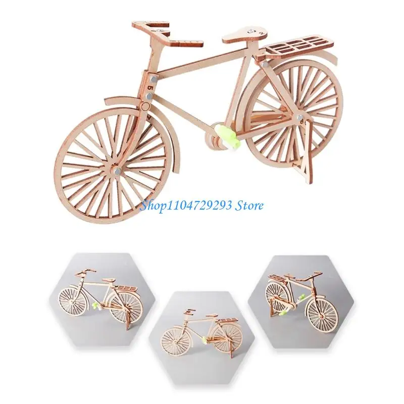 Handmade Wooden Cycle Science Experiment Set - alternate angle