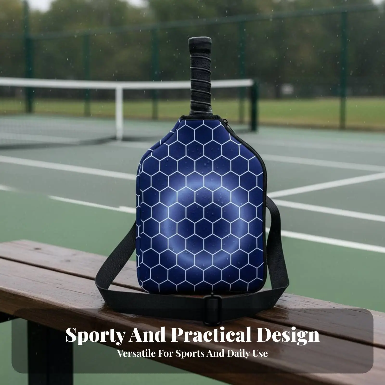Funda Deportiva de Neopreno para Raqueta de Pickleball, Bolsa de Transporte para Accesorios de Pickleball, Bolsa para Palas para Competencias y Torneos al Aire Libre