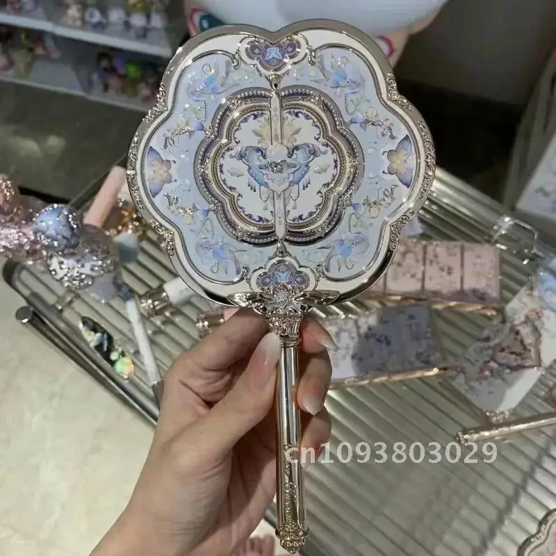 Flower Knows Butterfly Cloud Collar Collection Holding Mirror Mirror Cosmetic Relief Makeup Tools Hand Mermaid Exquisite Mirror