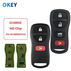 Ключ Автомобильный Дистанционный Okey 315 МГц 3/4 для Nissan/Infiniti Frontier Murano Armada Pathfinder Versa Altima Maxima Xterra KBRASTU15