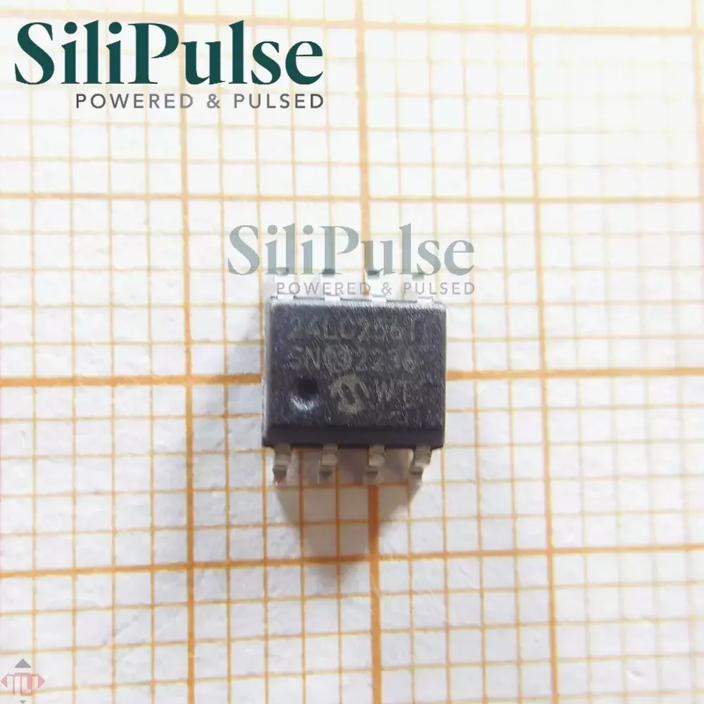 (20-100pcs) 24LC256T-I/SN SOIC-8 100% Original In Stock EEPROM -40℃~+85℃ 256Kbit I2C 2.5V~5.5V