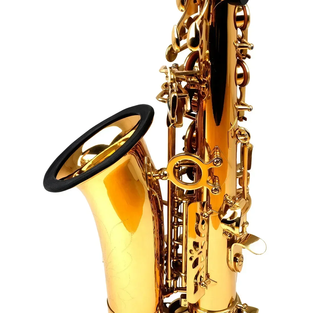 Soprano Saxophone Muffler Ring Silicone Bell Protector 8.5cm Effective Noise Reduction Instrument Parts Saxophone Accessory