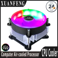 PC eficiente núcleo de cobre/núcleo de aluminio procesador enfriador ventilador de CPU silencioso 3pin4pin PWM instalación refrigerada por aire LGA1150 1151 1155 1156 1200
