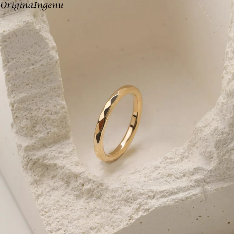 14K Gold Filled Dainty Stacking Ring Designer Jewelry Dating Ring Jewelry Women Luxury High Quality Gift for Women Original Gift