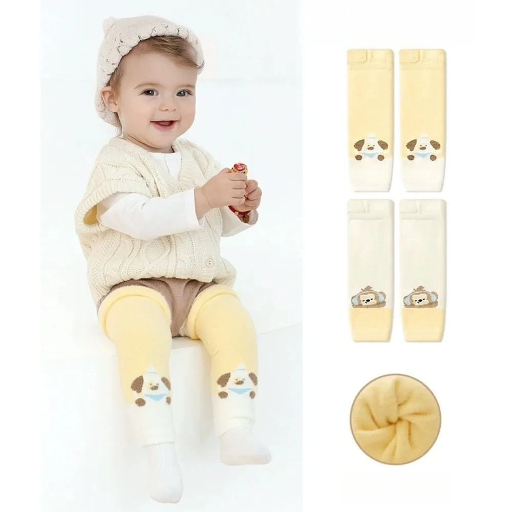

2 Pairs Baby Knee Pads Leg Warmer Safety Cute Cartoon Girls Boys Crawling Kneepad Slips Toddlers Infant Protect Accessorie