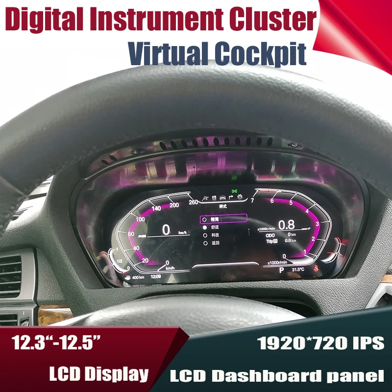 

12.3''Inch Digital Instrument Cluster Virtual Cockpit For BMW E70 E71 X5 X6 Speedometer LCD Display Dashboard Panel HUD