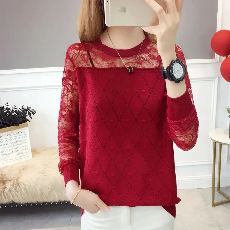 Autumn Winter Basic O-neck Knitted Bottoming Warm Sweaters Women\'s Pullovers Long Sleeve Pullover Jumper Tops Knitwear