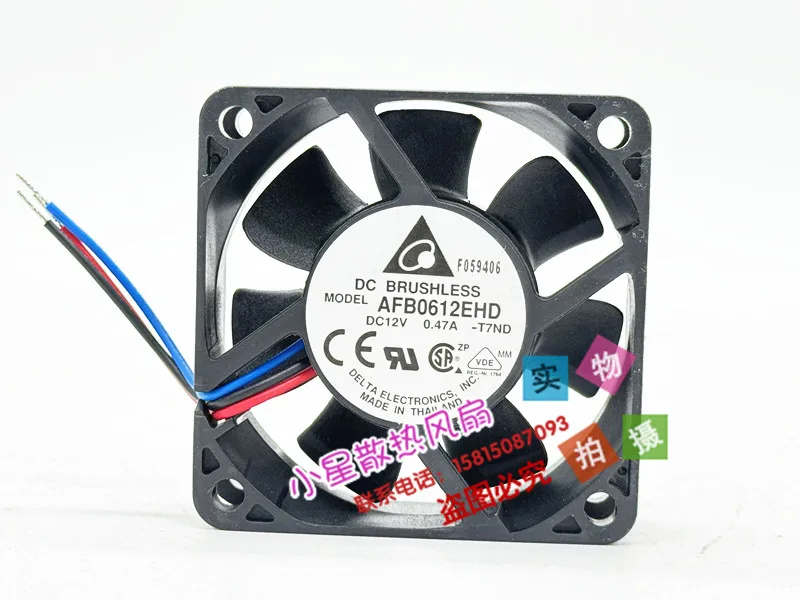 

Delta Electronics AFB0612EHD DC 12 В 0,47 А 60x60x20 мм 3-проводной охлаждающий вентилятор для сервера