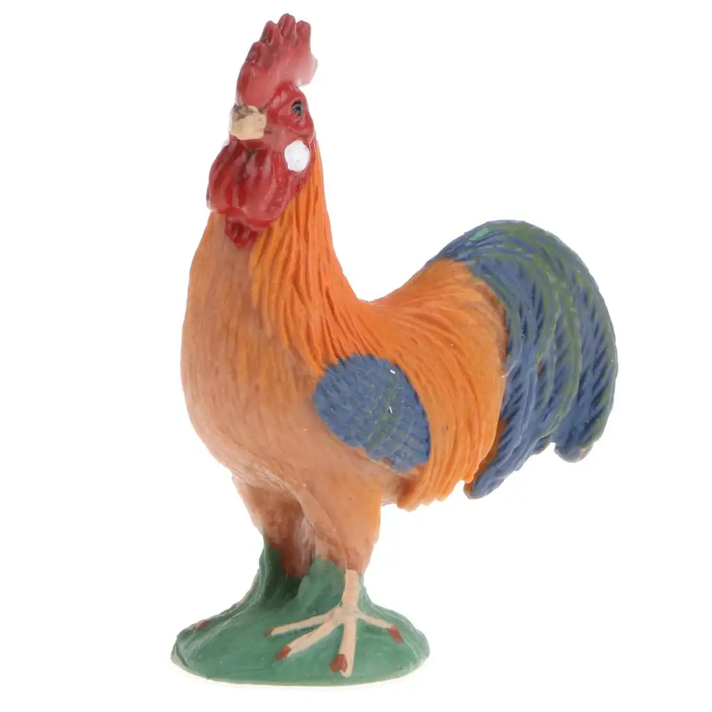 Simulation Chicken Animal Model Action Figure for Kids Decor