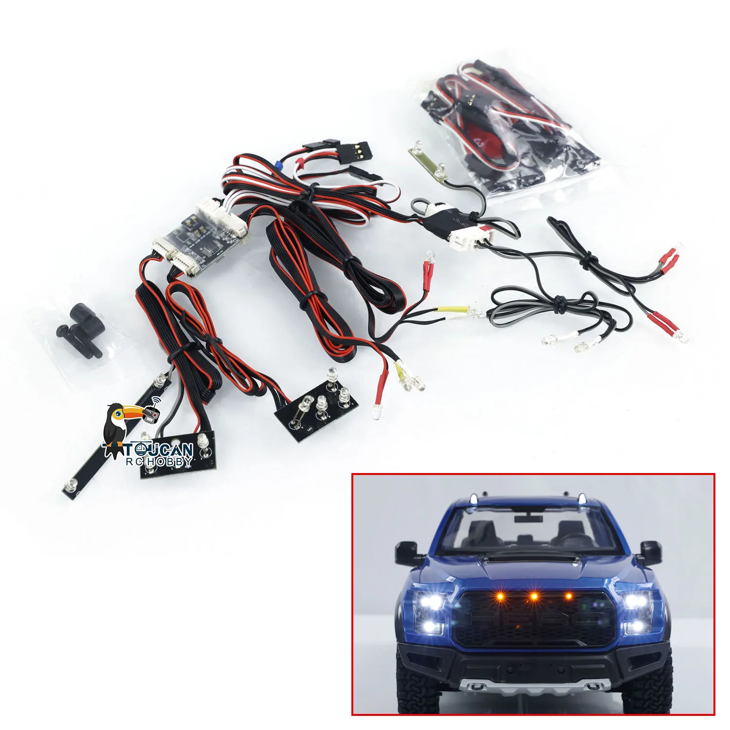 Accessories Light System Spare for JDMODEL 1/10 F150 RC Crawler Car Off-road Vehicles Model Parts TH24047