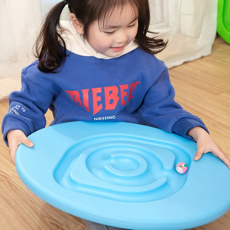 Sensory Training Balance Board Kid Toys Boy Girl Sensory Play Sports Entertainment Rocking Board Balance Training Activity Toy