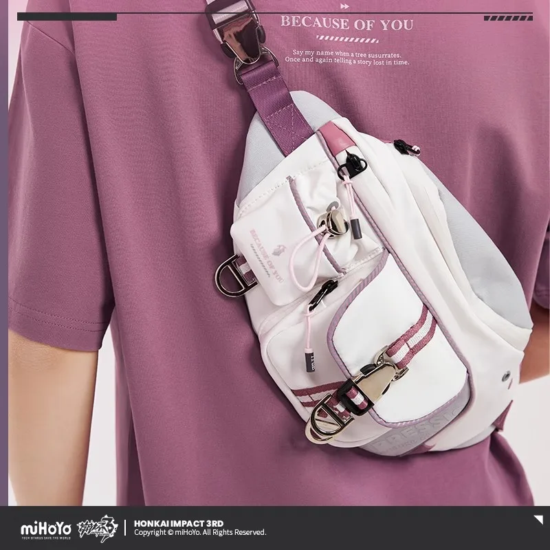 الرسمية miHoYo Honkai Impact 3rd قصة وجود هنا لأنك موضوع حقيبة الصدر أنيمي وألعاب الملحقات الملابس