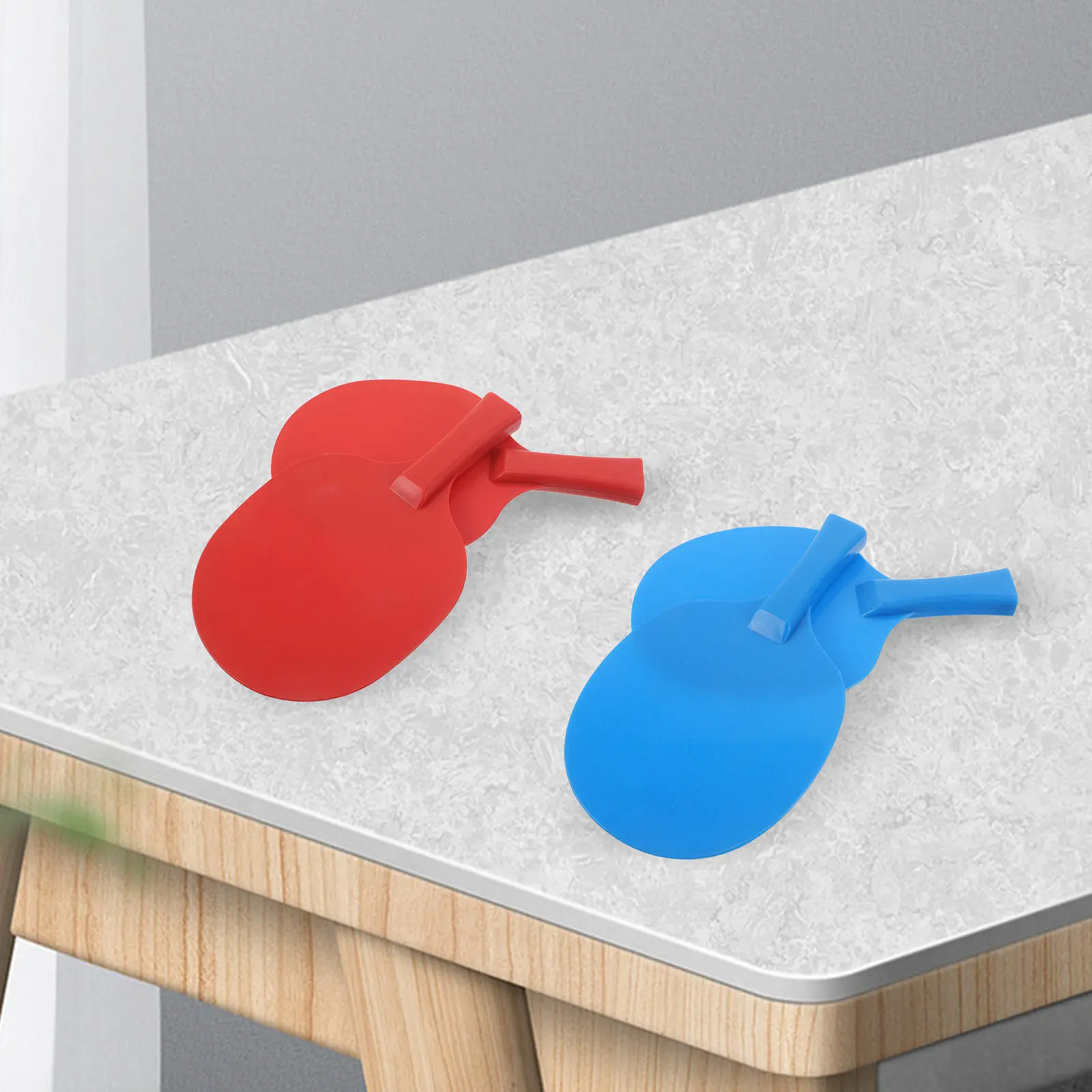 

1Set Table Tennis Paddle Thickened Sturdy Design Lightweight Ergonomic Handle for Beginner Training Outdoor Family