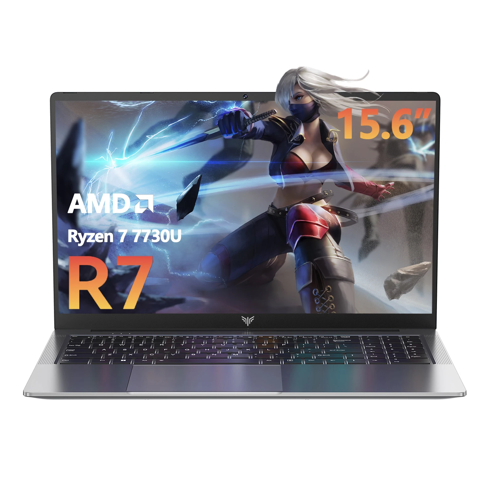 ACEMAGIC Laptop Komputer AMD Ryzen 7 7730U Laptop z systemem Windows 15,6-calowy ekran IPS 16 GB DDR4 512 GB Dual Type-C NVMe SSD Klawiatura numeryczna