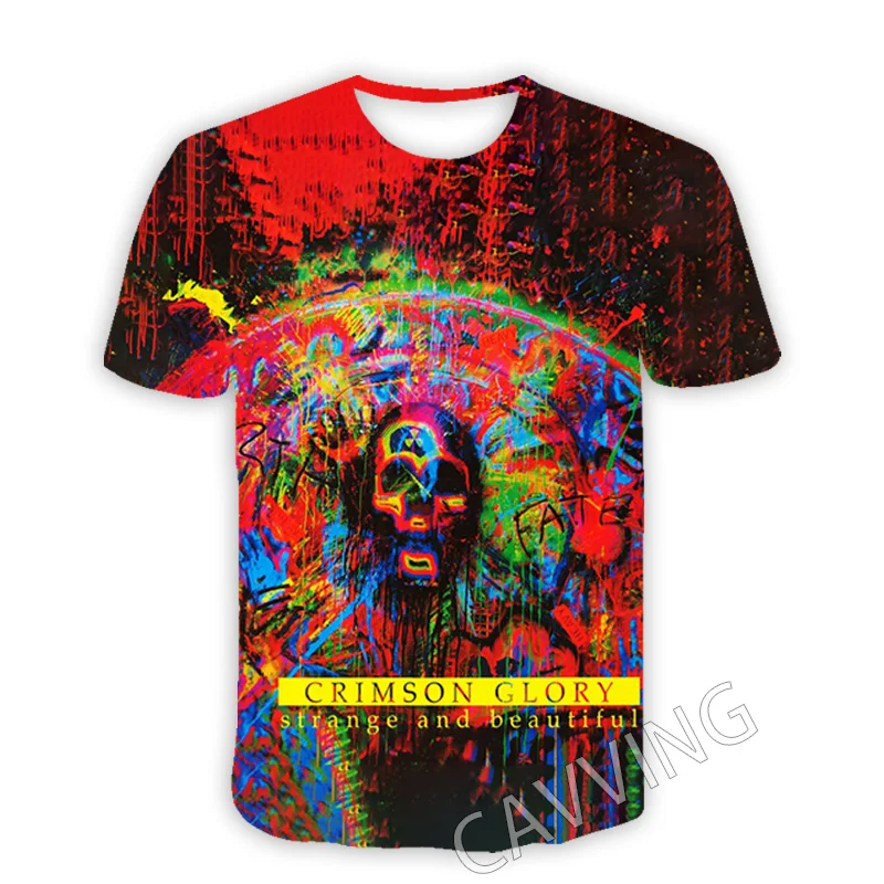 تي شيرت حريمي/رجال بطباعة ثلاثية الأبعاد تي شيرت مجد روك غير رسمي تي شيرت هيب هوب نمط Harajuku ملابس علوية