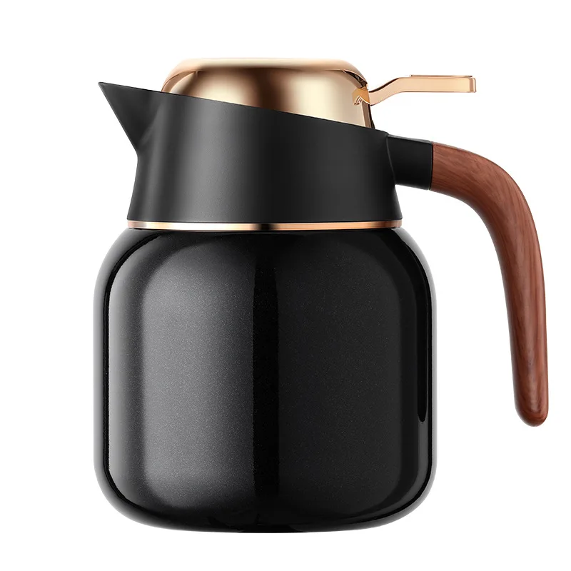 

Ceramic liner Kettle Tea Maker Big Tea Stainless Steel Thermos Filter Larger Capacity 1000ml Vacuum Thermos Bottle Tumbler