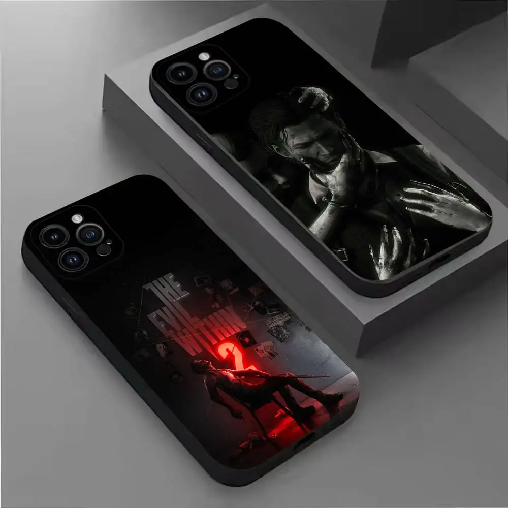 

Game The Evil Within Phone Case For iPhone 17,16,15,14,13,12,11 Plus,Pro Max,XS,X,XR,SE,Mini,8,7,Soft Silicone Black Cover