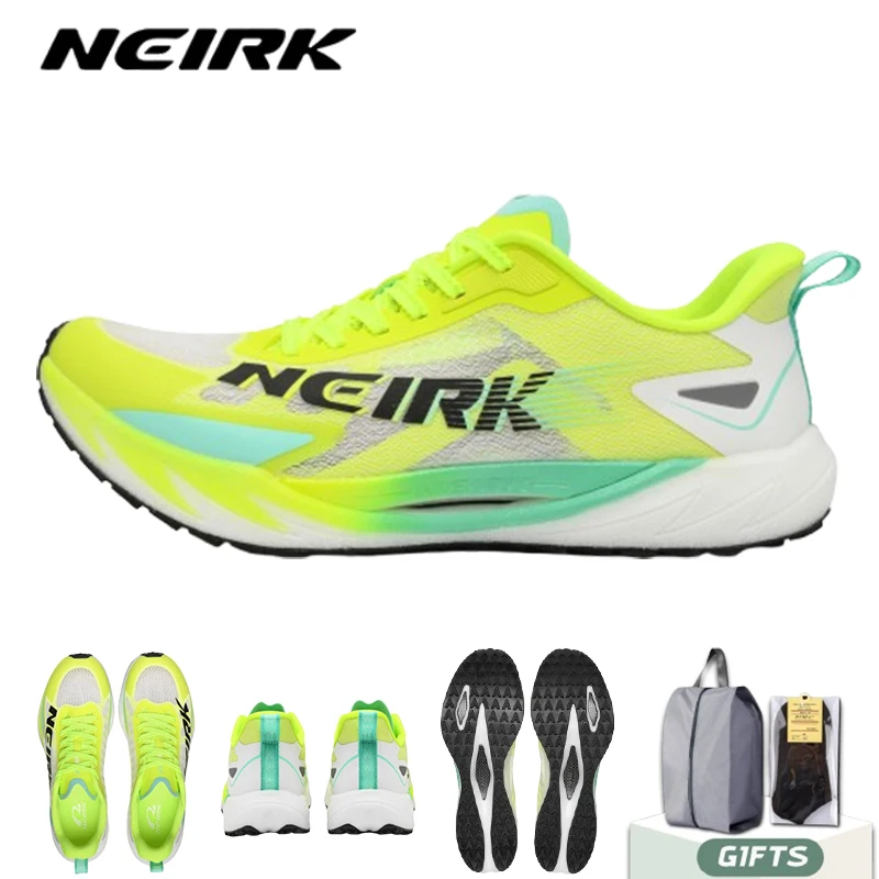 

Мужские и женские кроссовки NEIRK с полной ладонью и карбоновой доской, спортивная обувь для гонок и тренировок, легкоатлетическая обувь
