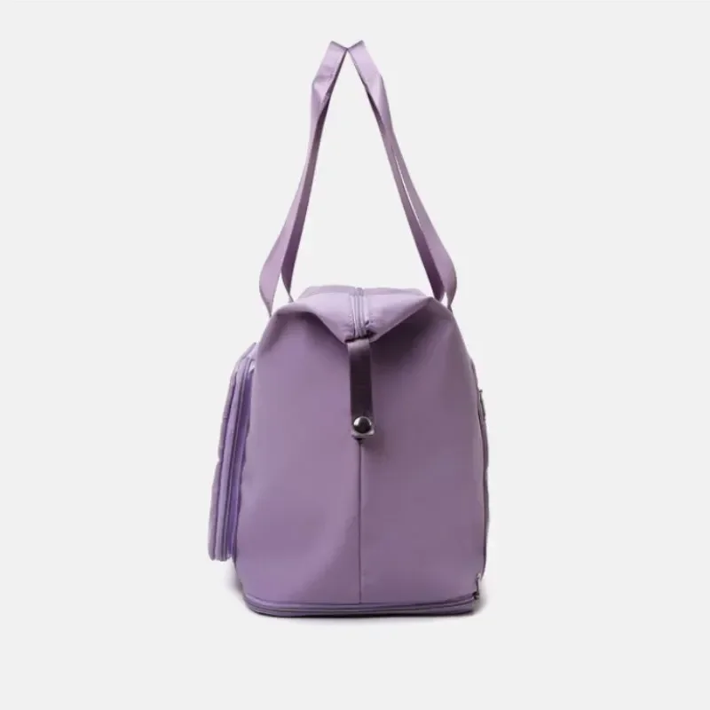 Moda tamanho médio bagagem dobrável feminino curta distância portátil grande capacidade de armazenamento maternidade viagem duffel saco fitness