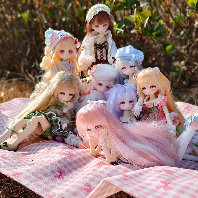 

Коллекционная кукла Weiyu BJD Blind Box с пророщенными волосами, серия «Чайная история четырех сезонов», модная коллекционная кукла, подарок для коллекционеров и девочек