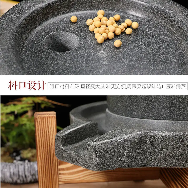 granito manuale rettifica mulino di pietra smerigliatrice mulino di farina telaio casa soybeangrinder caffè smerigliatrice macchina comfee smerigliatrice mulino