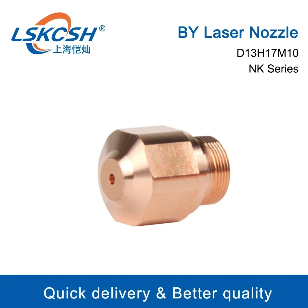   50 Teile/los DURCH Laser Düse NK Serie Dia13mm Höhe 17mm Gewinde M10 Für Durch Faser Laser Schneiden Kopf