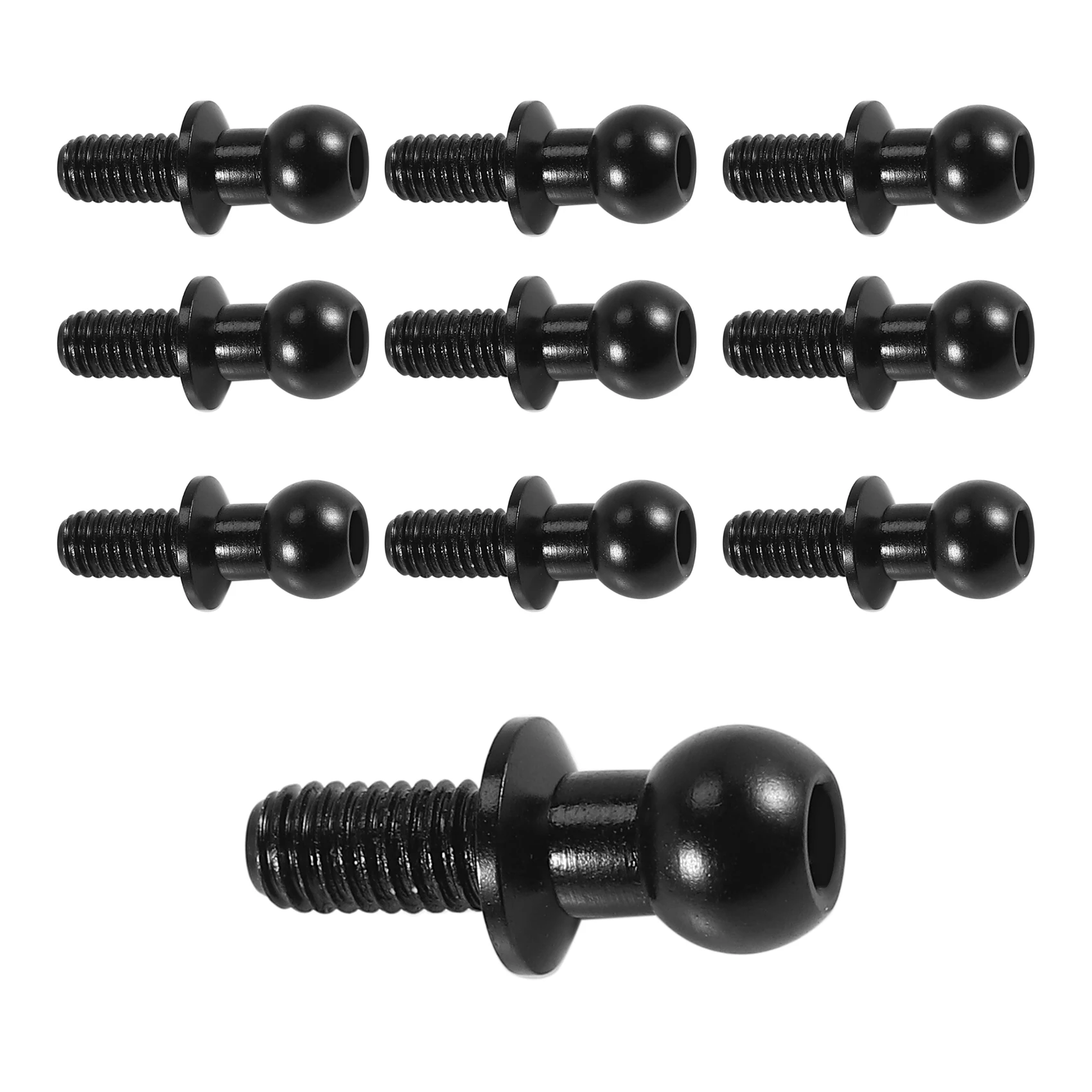 Sales 10Pcs M3 Metal Hex Ball Head Screws for Tamiya TT01 TT02 Sakura D5 1/10 RC Drift Car Spare Parts Universal,Black