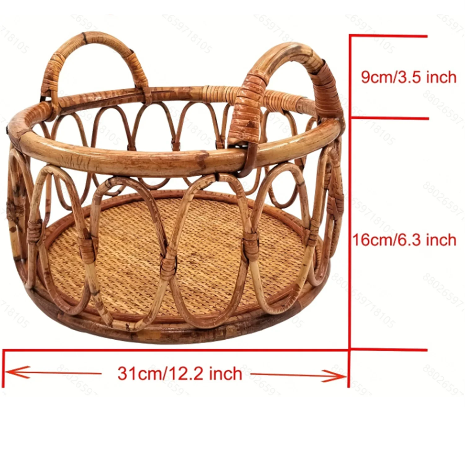 Newborn Photography Props Basket Rattan Baby Crib Wood Bed Bench Photo Posing Chair Furniture New Born Photo Props Fotografia