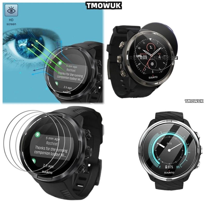 

For Suunto 5 7 9 Peak Pro Race S 45mm 49mm OCEAN Traverse Alpha Precision-Cut Tempered Glass Protector HD