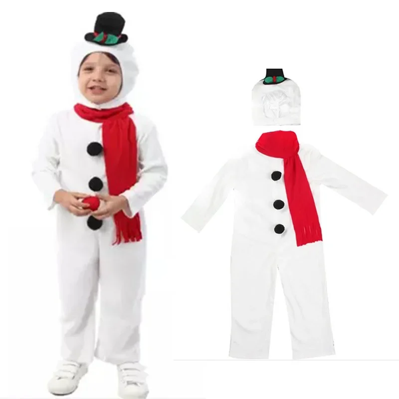 

Kids Halloween Christmas Costumes Baby snowman Costume Childern Cute Cosplay for Girl Boy Fancy New Year Carnival Party