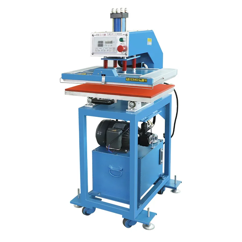 

JC-7E Hydraulic Single Station Heat Transfer Printing Machine 40 * 60 Pull-out Type Oil Pressure Hot Drawing Hot Drilling Printi