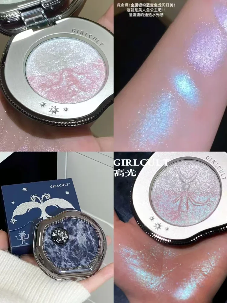 Girlcult Miao Witch Series Blush Crema multiuso Guance Evidenziando il contorno del viso Evidenziatore Trucco naturale a lunga durata