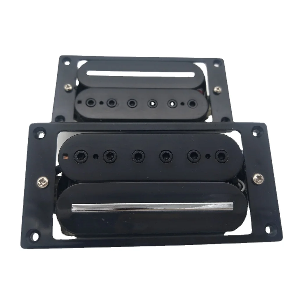 

Black Guitar Pickups Alnico5 Pickups High power Metal Single track Humbucker Pickups 4C Made in Korea