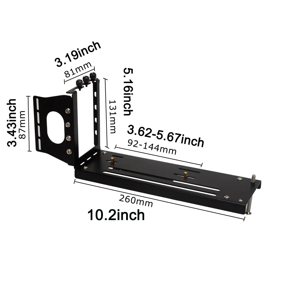 Vertical Graphics Card Holder Bracket GPU Mount Kickstand/Base For -ATX Chassis Holder for RTX3060 3070 3090 RX