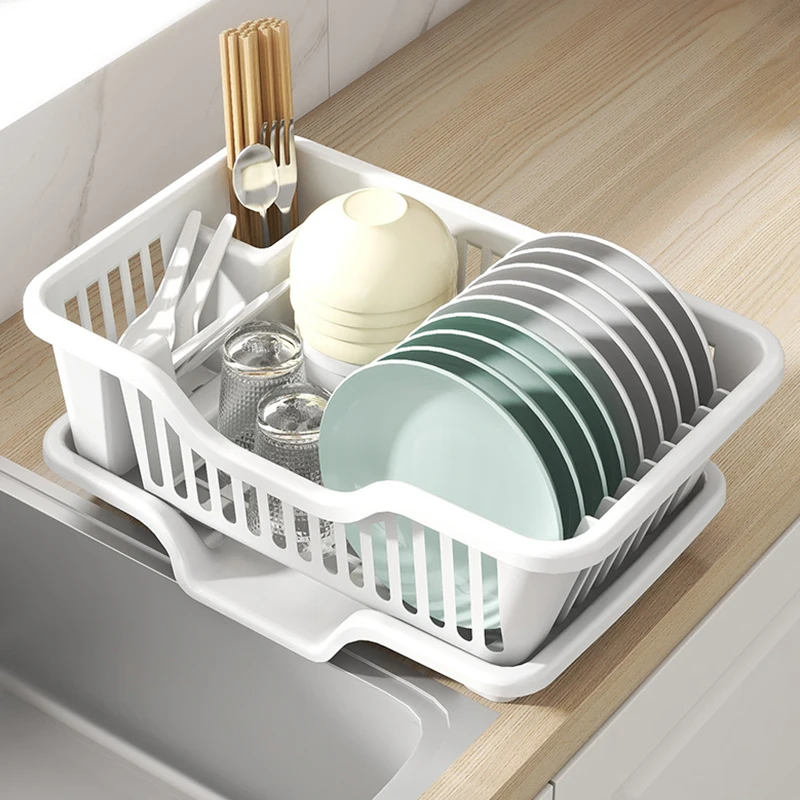 

Bowls Countertop Dinnerware Plates Dish Drying Rack Drain Board Utensils Drainer Rack Storage Rack