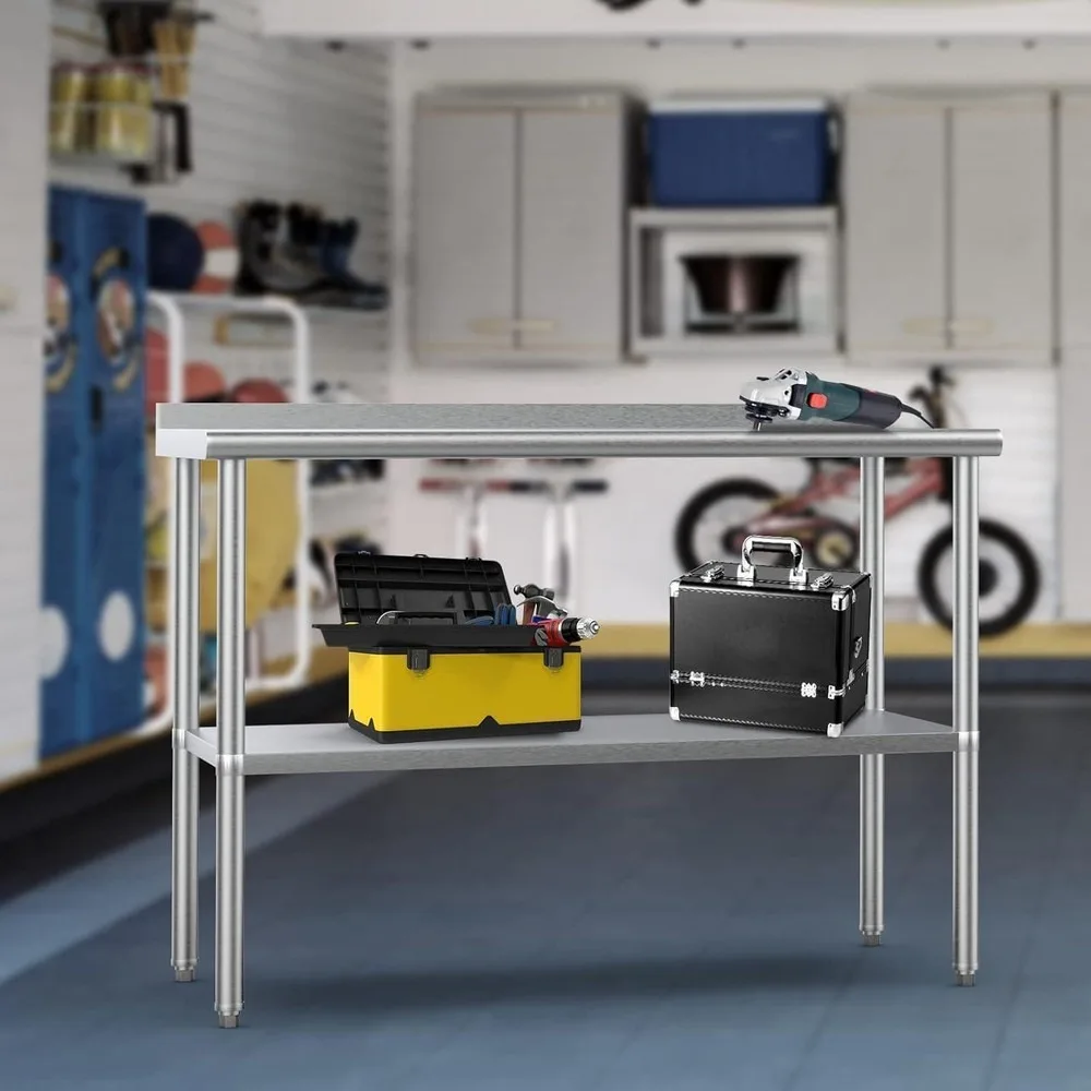 

60-дюймовый сверхмощный рабочий стол для приготовления пищи для дома и отеля, рождественский стол для приготовления пищи