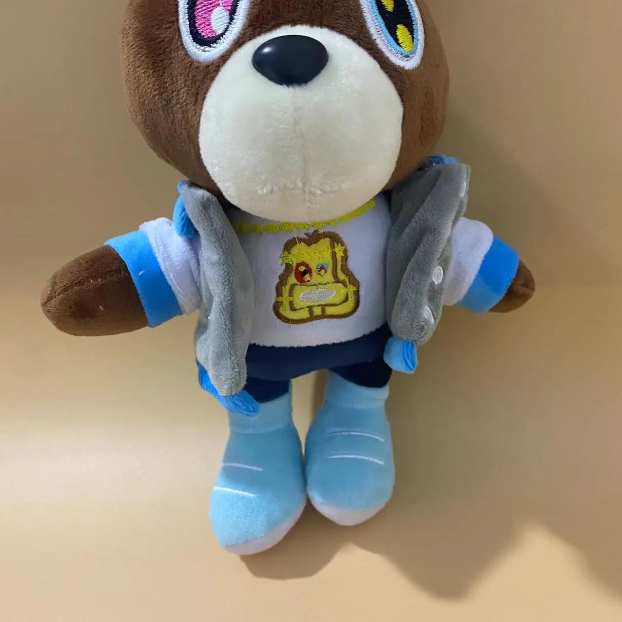 26CM Kawaii Kanye Dropout Bear Teddy Bear Plush Toys Doll Kanye West Graduation Soft Stuffed Home Room Decor Birthday Gift