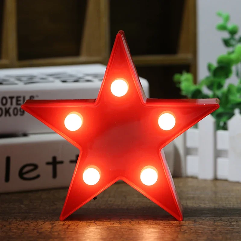 LED Star Night Light Desk Lamp for Kid's Room Decor