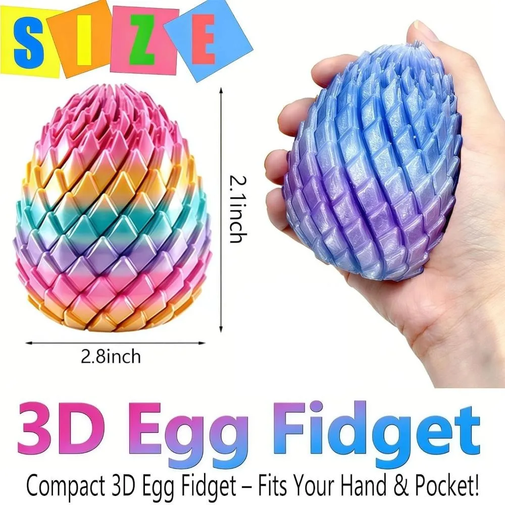 New Spiral Twist Transform Fidget Toy 3D Printed Sensory Decompression Hand Gadget Stress Relief Focus Toy Autism ADHD Portable Desktop Ornament Holiday Party Gift for Boys Girls