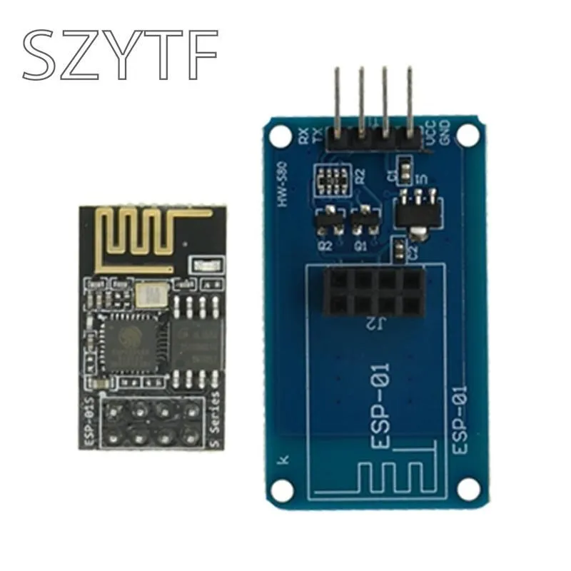 ESP8266 ESP-01 ESP01S Serial Wireless WIFI Module For Arduino Transceiver Receiver Adapter Board Raspberry Pi UNO R3 One 3.3V 5V