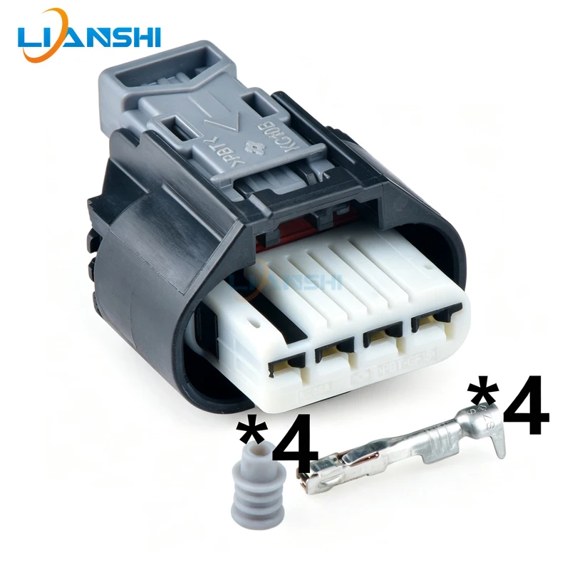 4Pin 6189-7667 HD049K-1.5-21 Waterproof Female Connector Kit w/Terminals Plug For Hyundai Kia Ignition Coil Harness Repl Kit Set