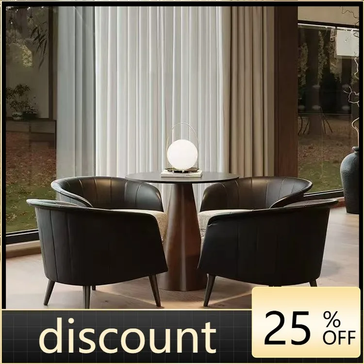 

LMM light luxury negotiation sofa chair hotel homestay reception office one table four chairs combination