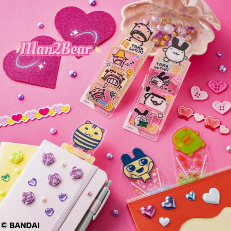 

Tamagotchi Limited Edition Transparent Bookmark Blind Bag Collectible Bookmarks For Fans Book Lovers Surprise Gift ‌Series 2
