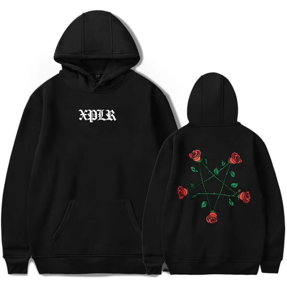 XPLR Sam and Colby Pentagram Merch Hoodies Unisex Hooded Sweatshirt Casual Clothing