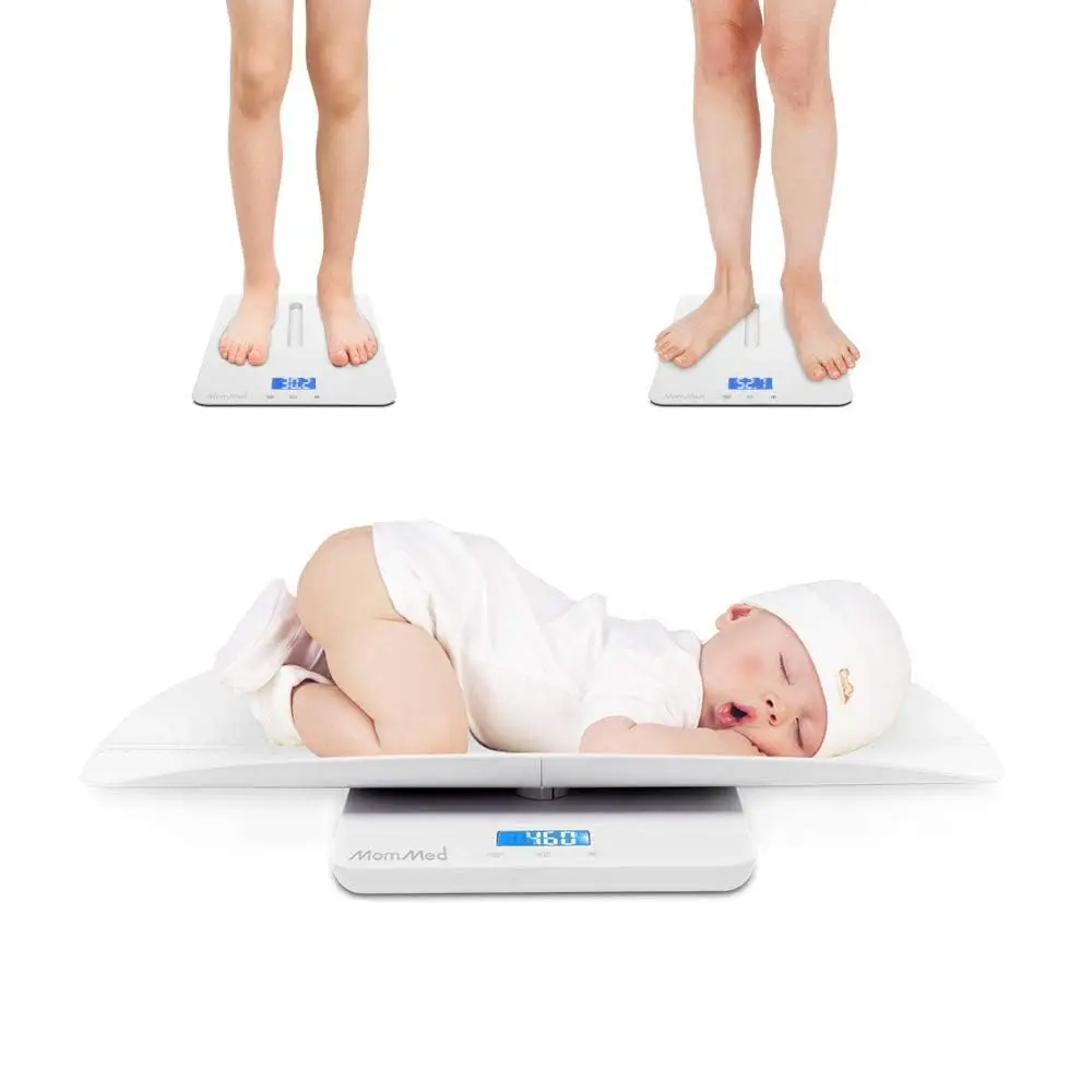 

Baby Scale Digital with Hold Function, Blue Backlight, Track Weight & Height